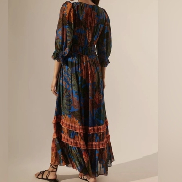 Farm Rio Multicolor Maxi M Dress - Picture 2 of 10